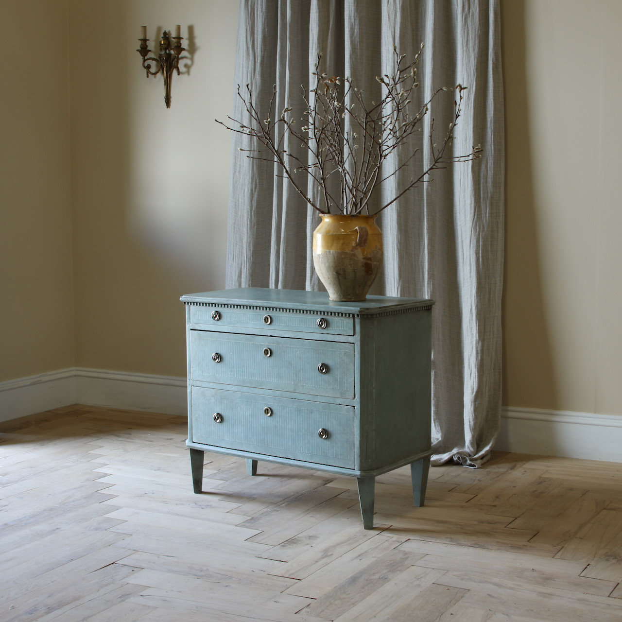 Duck-Egg Blue Commode